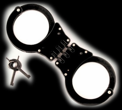 hinged cuffs black